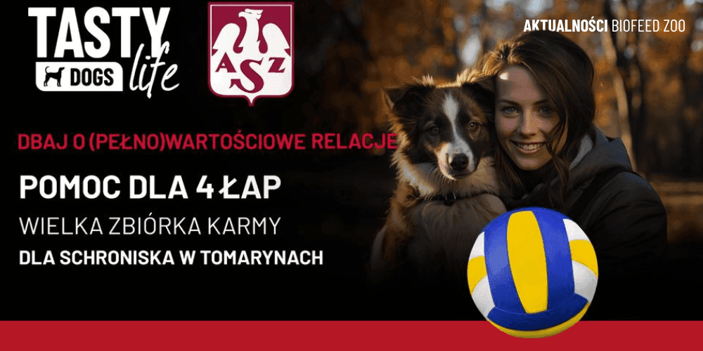 Marka Tasty Life wspiera Schronisko dla Bezdomnych Zwierząt w Tomarynach